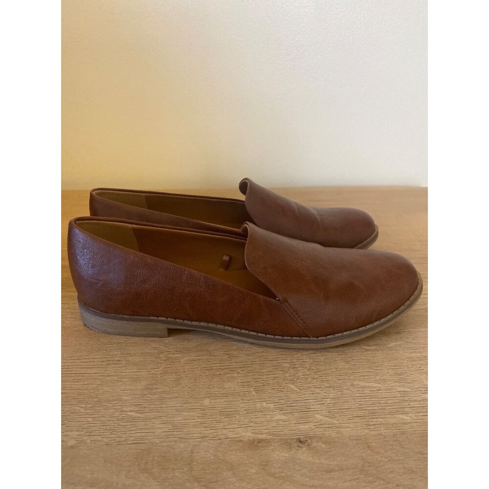 Indigo Rd. Women’s Brown Faux Leather Loafers Size 7.5 - Picture 3 of 8